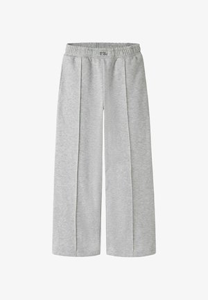 Name it, SWEATPANTS WIDE LEG - Pantaloni sportivi - light grey melange
