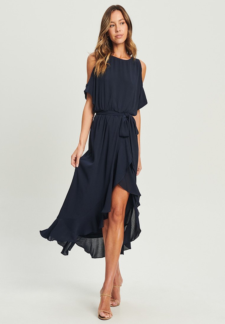 TUSSAH AUBREY MIDI Cocktail dress / Party dress navy blue/dark blue