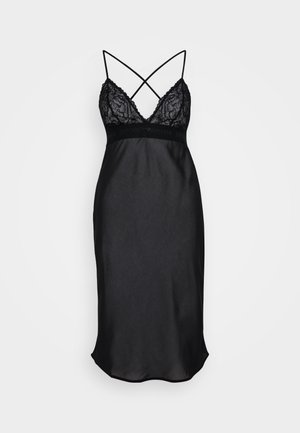UNPADDED BABY DOLL - Nightie - nero