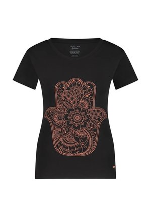HAMSA CORE YOGA - T-Shirt print - onyx black