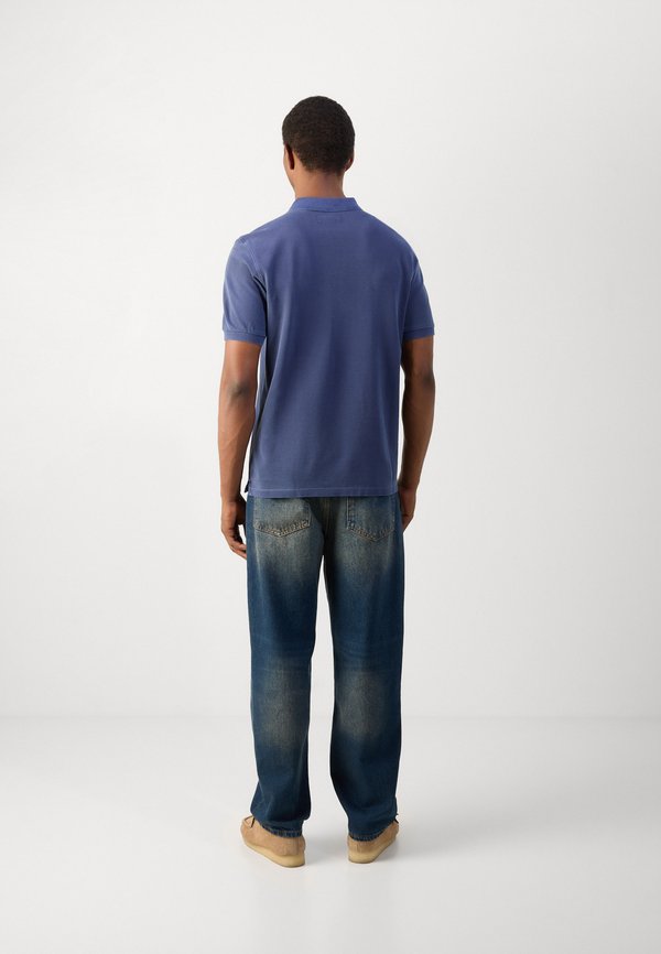 SHORT SLEEVE SLITS AT HEM EMBROIDERY - Polo shirt - iris ink3