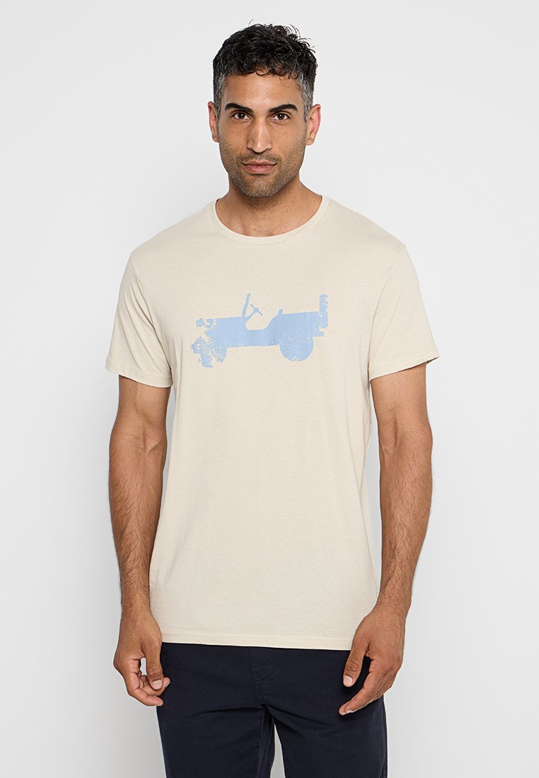 Jeep T-shirt print wit Jeep T-shirt print wit