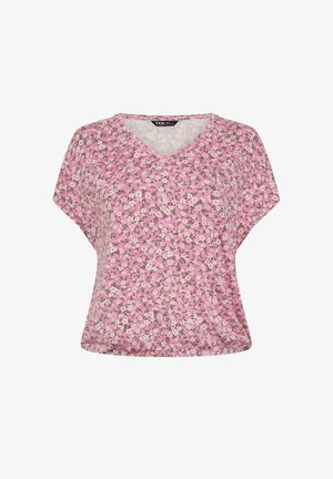 Yours Clothing, PLUS SIZE CASUAL TOPS. - Camiseta estampada - pink