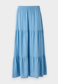 PCTOHIME ANKLE SKIRT  - Jupe longue - lichen blue