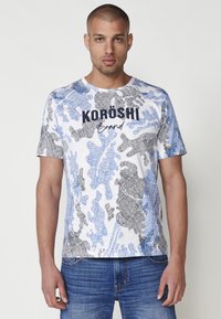 SHORT-SLEEVED - Trükipildiga T-särk - azul blue