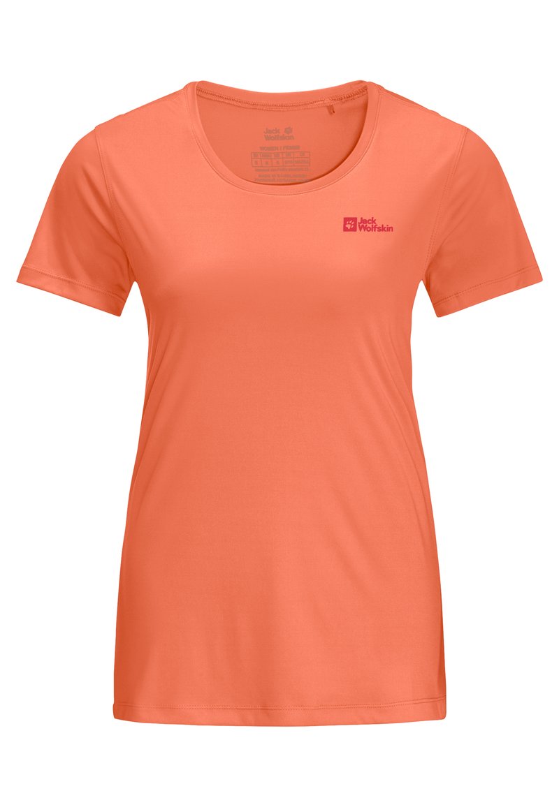 Jack Wolfskin T-shirt basic oranje