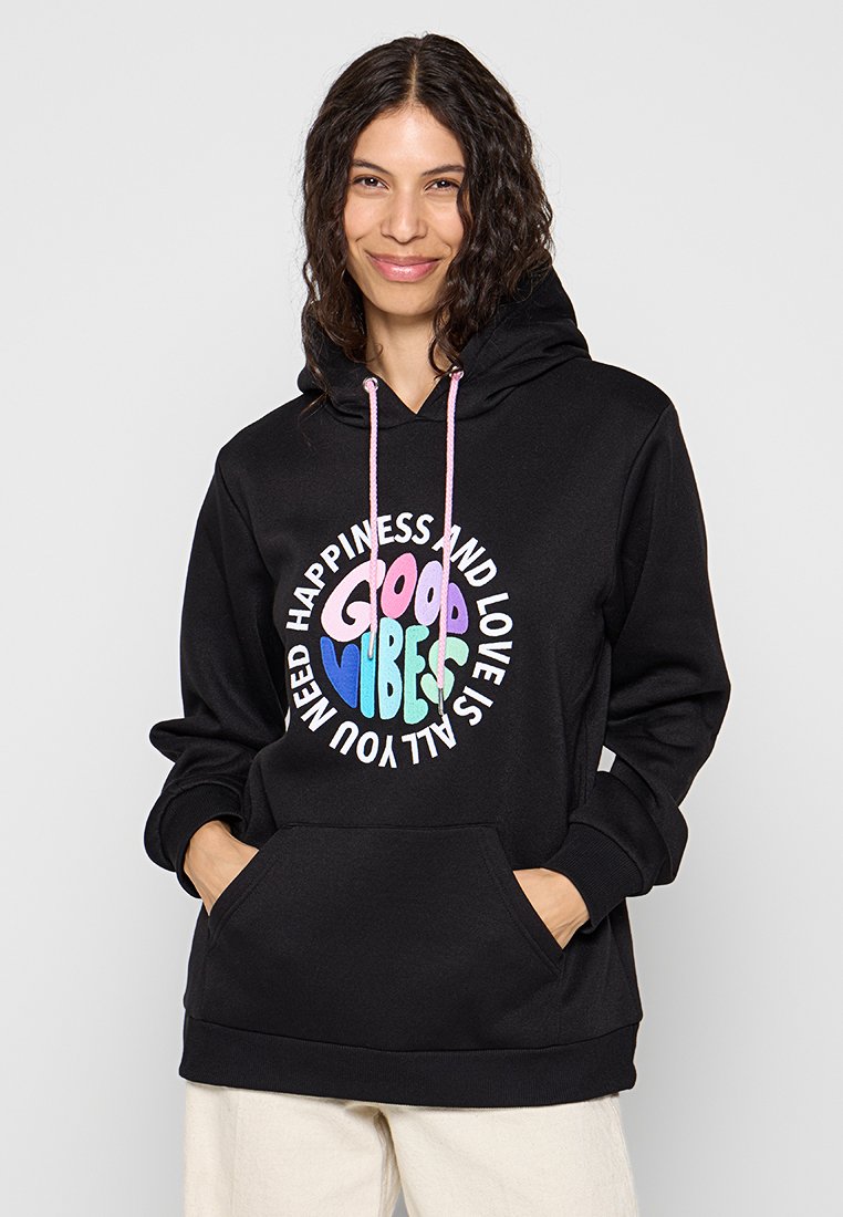 zwillingsherz Hoodie zwart zwillingsherz Hoodie zwart