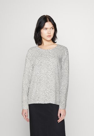 ICHI VERA - Μπλούζα - cloud dancer/black