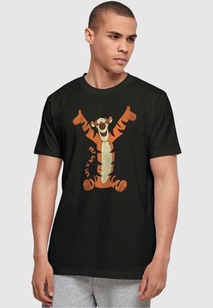 WINNIE THE POOH - TIGGER CLASSIC - Triko s potiskem - black