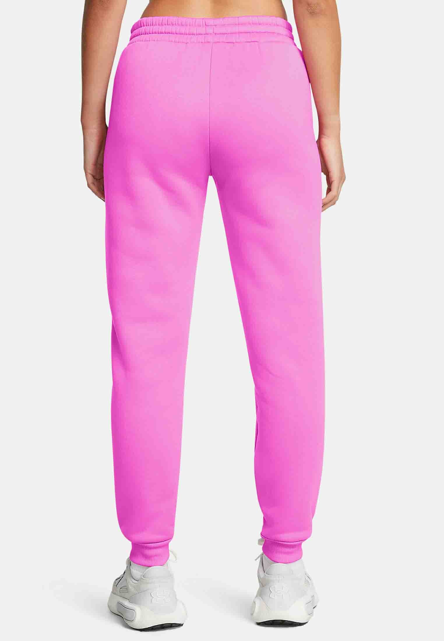 Under Armour JOGGER - Tracksuit bottoms - vivid magenta
