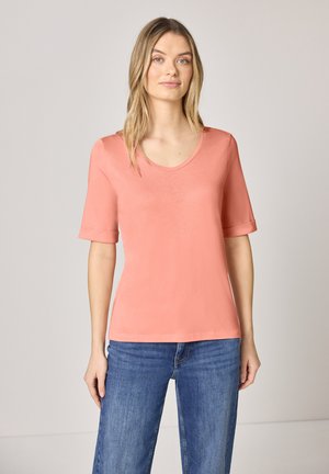 MIT TURN-UP - T-shirts basic - orange