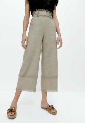 Trousers - beige