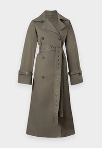 DOUBLE BREASTED  - Trenchcoat - mole dark