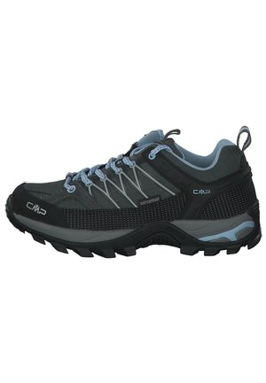 RIGEL LOW WMN TREKKING SHOE WP - Hiking shoes - anthrazit rose