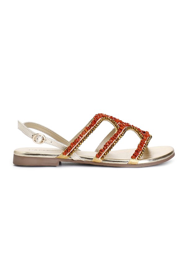 Riemensandalette - multicolor coral