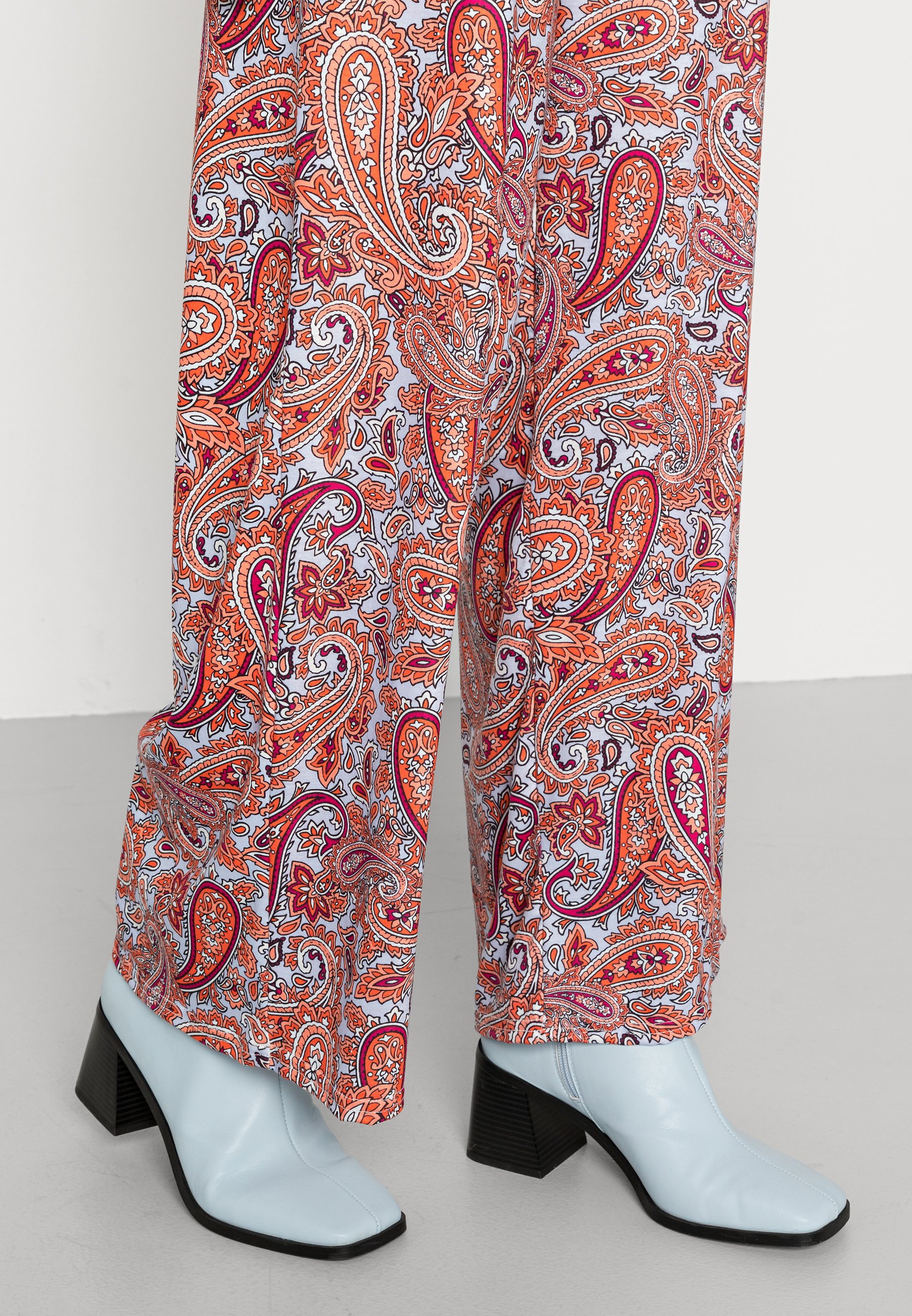 Missguided PAISLEY WIDE LEG TROUSER 