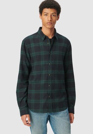 CHECK PATTERN WITH PRESS STUDS - Camicia - green
