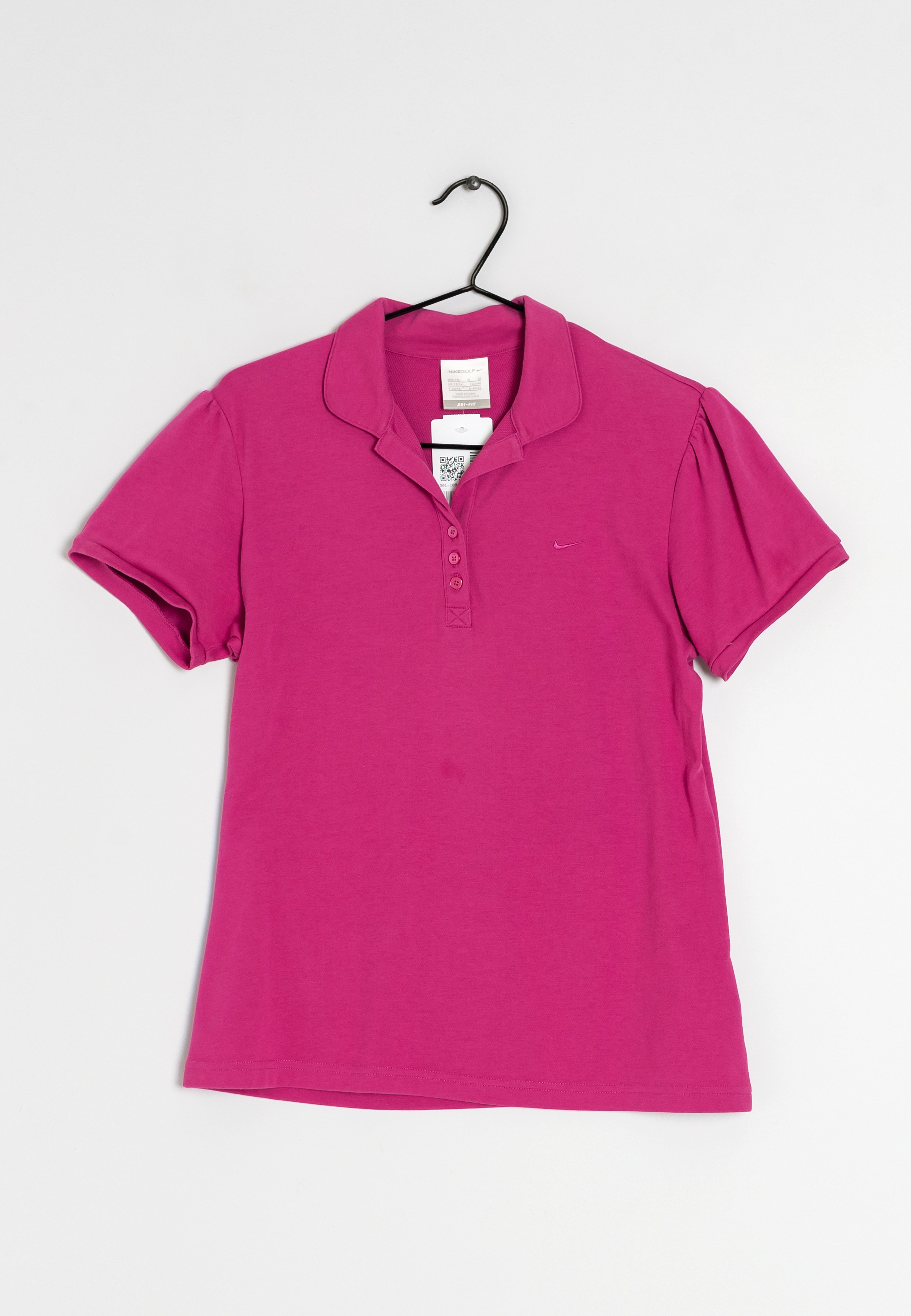 pink nike golf polo