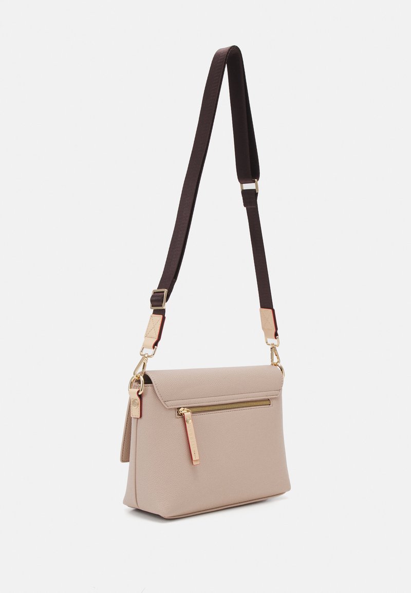 Bugatti Ella Borsa A Tracolla Donna In Ecopelle - Design Elegante Con Dettagli Rossi, Tracolla Regolabile