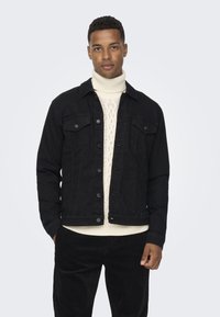 Only & Sons ONSCOIN JACKET - Jeansjakke - black denim