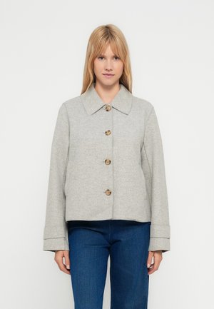 VIJUICE SHORT JACKET - Lengva striukė - light grey melange