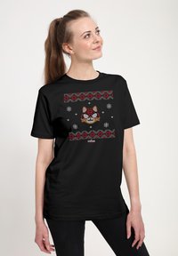 Marvel SPIDER-MAN: MILES MORALES SPIDER CAT - T-shirts print - black