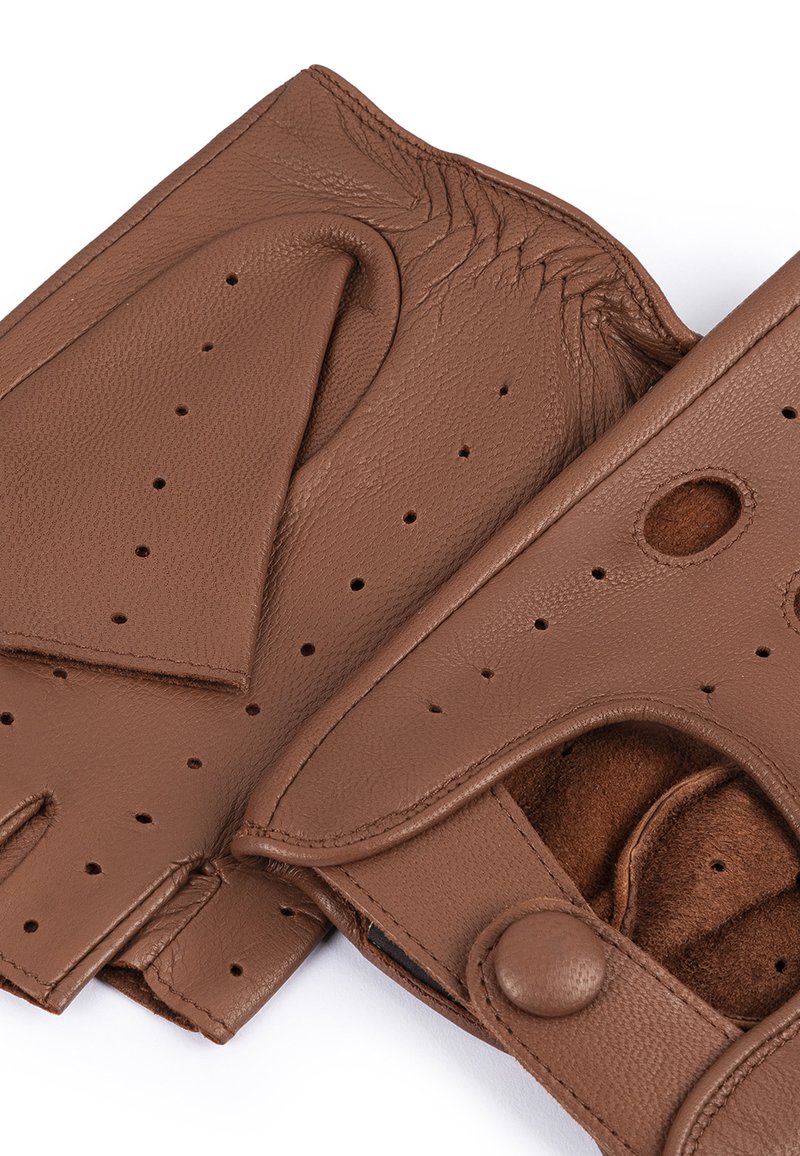Herren Fäustlinge | Roeckl Kurzfingerhandschuh saddlebrown/braun - WD34292 Herren Fäustlinge | Roeckl Kurzfingerhandschuh saddlebrown/braun - WD34292