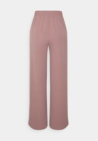 ONLY ONLMETTE WIDE PANT - Calças - elderberry