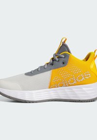 adidas Performance OWNTHEGAME  - Sneakers basse - orbit grey   crew yellow   grey three