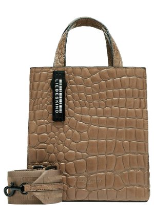 Liebeskind Berlin Borsa Paper Bag Tote In Pelle, Colore Kroko, Con Cerniera - 2