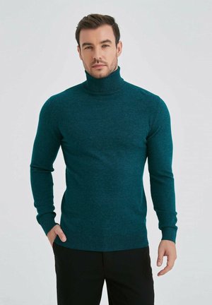 COL ROULÉ - Pullover - vert sapin