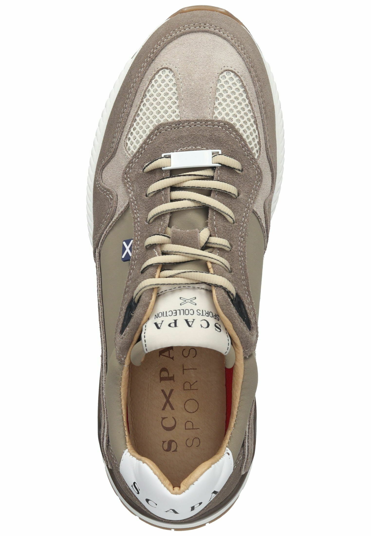 Scapa Sneakers laag - leather taupe/taupe - Zalando.nl