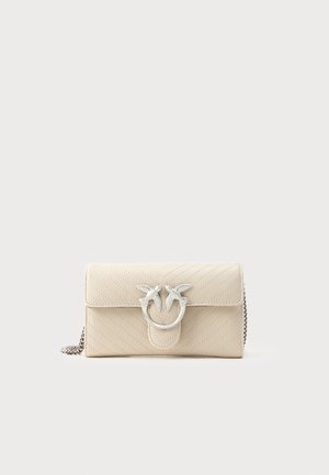 LOVE ONE WALLET - Soma ar siksnu pāri ķermenim - bianco/silver-coloured