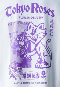 Edwin TOKYO ROSES UNISEX - T-shirt print - white