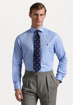 SLIM FIT POPLIN SHIRT - Finskjorte - blue