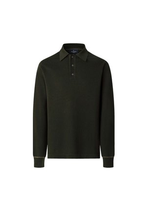 Hackett London Top dugih rukava - hunter green