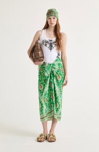 Maliparmi MIRTLE PAISLEY  - Gonna a portafoglio - green