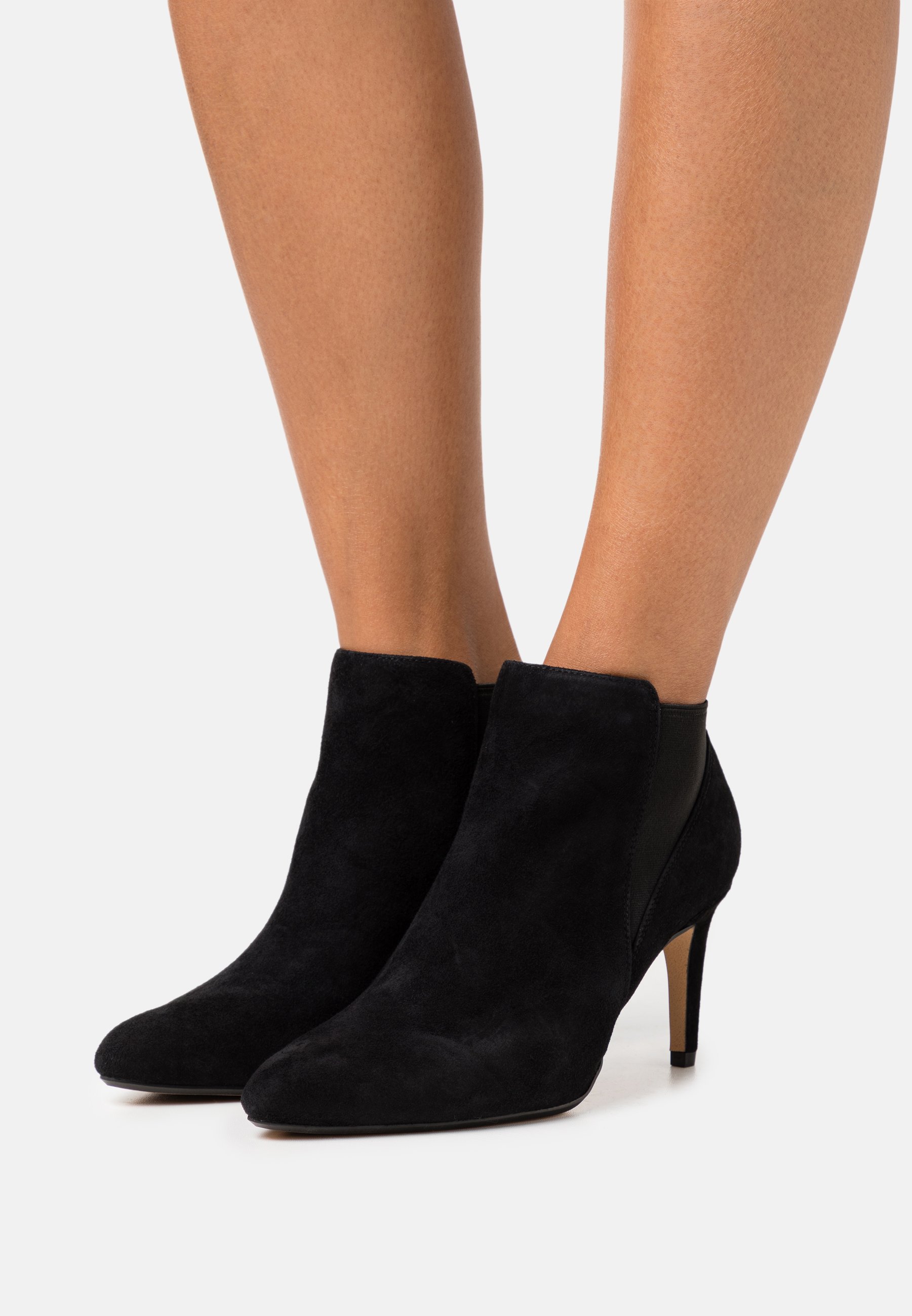 clarks heeled ankle boots