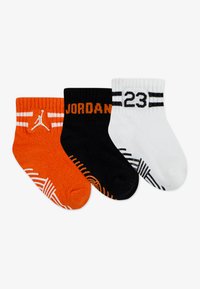 Jordan ANKLE 3 PACK - Strømper - black/orange/white