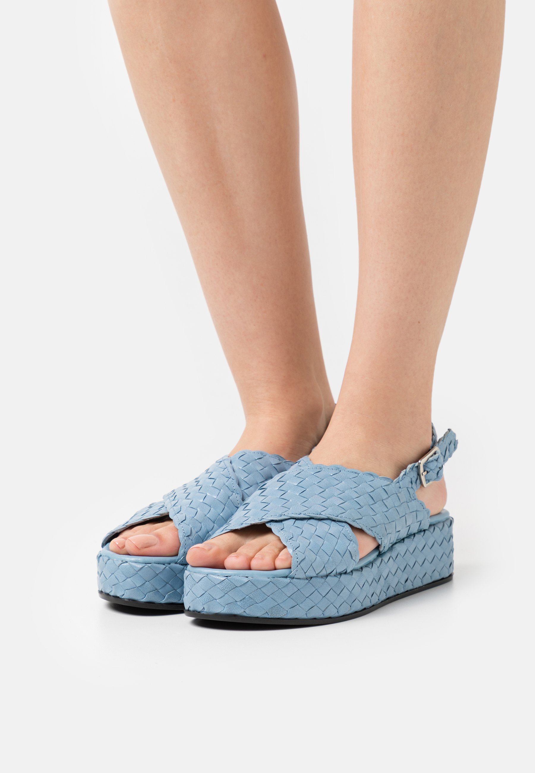 Pons Quintana FORLI - Sandalias con plataforma - wet aqua/azul claro -  Zalando.es