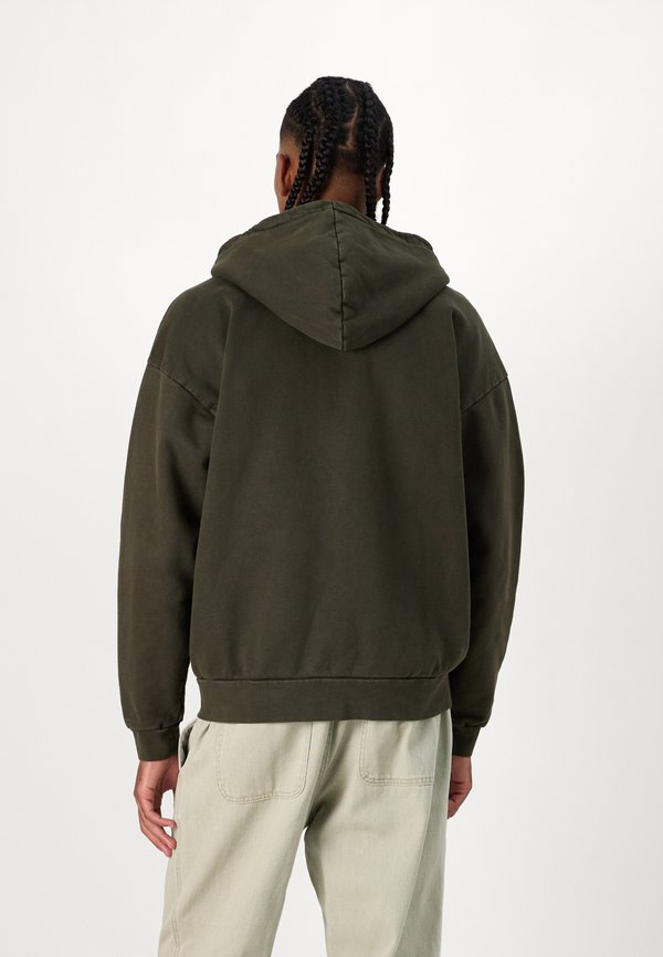 LOWERCASE ZIP HOOD UNISEX - Zip-up sweatshirt - pigment rosin3