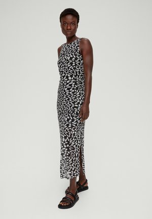 s.Oliver BLACK LABEL, MIT RAFFUNG - Freizeitkleid - schwarz