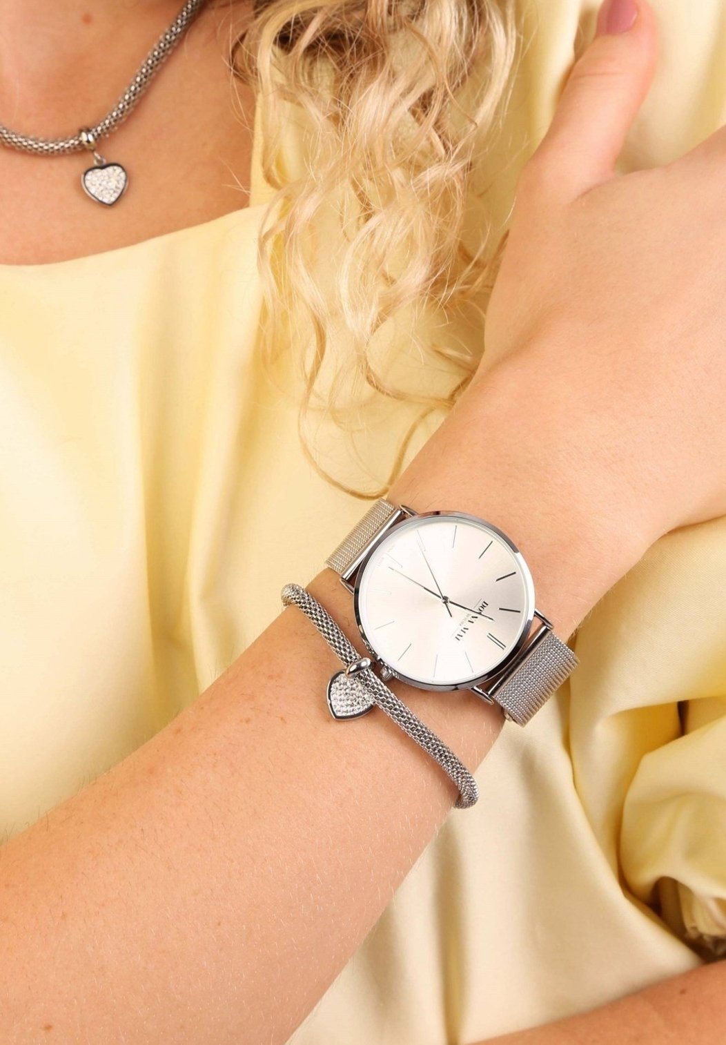 Lucardi SET - Horloge - zilver/zilverkleurig - Zalando.nl