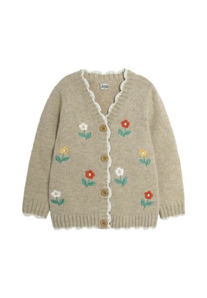 FLORAL EMBROIDERED CHUNKY  - REGULAR FIT - Kofta - natural