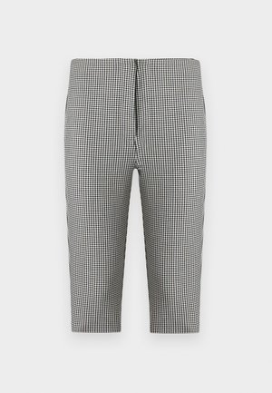 Abercrombie & Fitch, FORME CAPRI GINGHAM - Pantalones - black/white