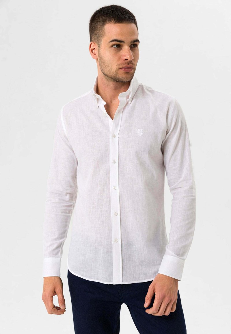 Jimmy Sanders SLIM FIT Shirt white Zalando.de