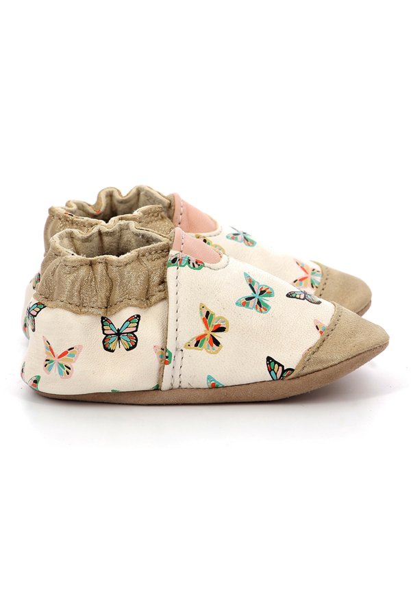 CHAUSSONS CRAZY – Krabbelschuh – blanc
