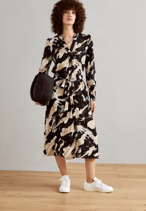 b.young LONG SHIRT DRESS - Blousejurk - birch mix