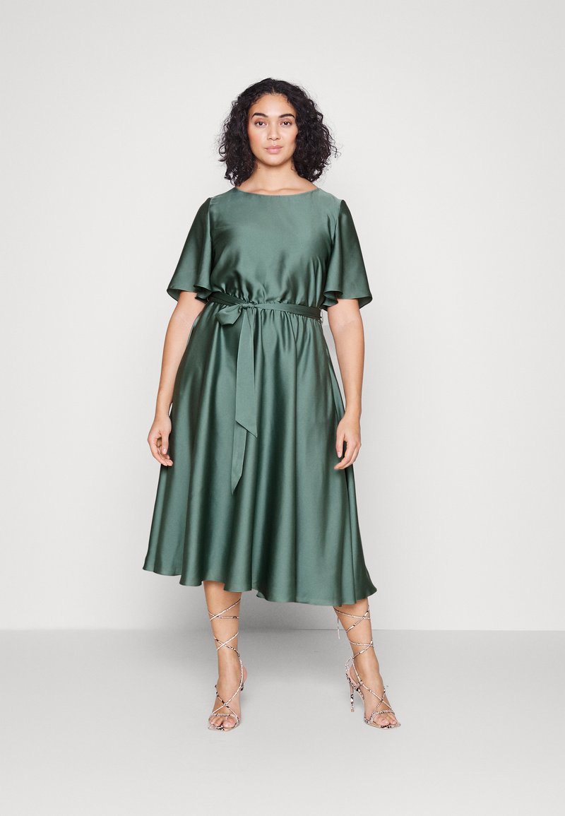 Swing Curve DRESS Cocktail dress / Party dress green Zalando.ie