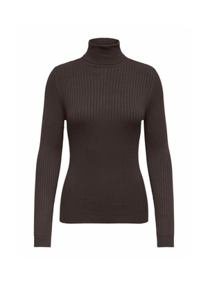 ONLY ONLKAROL ROLL NECK - Trui - chocolate torte